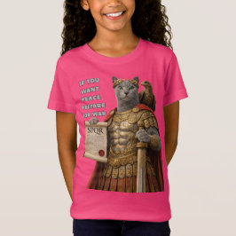 Camiseta Russian Blue Caesar Cat