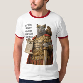 Camiseta Russian Blue Caesar Cat