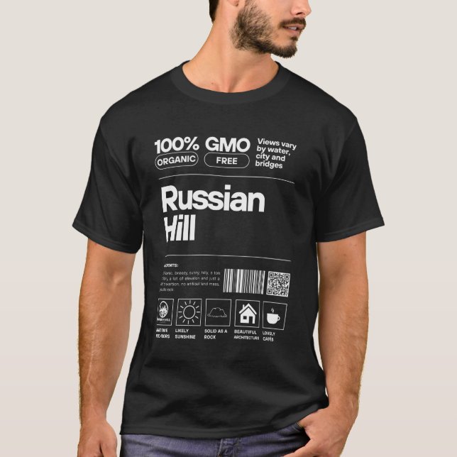 Camiseta Russian Hill Não OGM (Frente)
