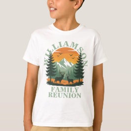 Camiseta Russo Wilderness Family Reunion Personalizable Kid