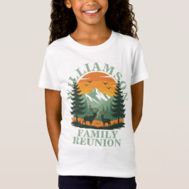 Camiseta Russo Wilderness Family Reunion Personalizable Kid