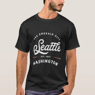 Camiseta Rustic Classic Seattle Washington 1851 Presente Am