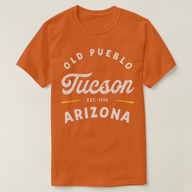Camiseta Rustic Classic Tucson Arizona 1775 EUA Gift (Frente do Design)