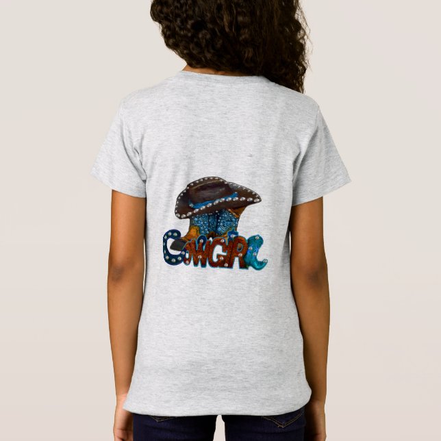 Camiseta Rustic Cowgirl (Verso)