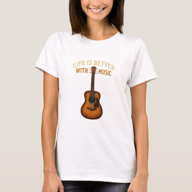 Camiseta Rustic Strings The Heart of Country Music (Frente)