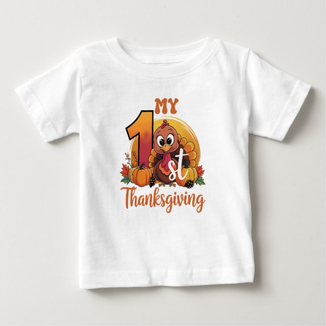 Camiseta Rustic Thankanding Pumpkin Watercolor Autumn (Frente)