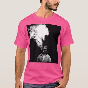 Camiseta Rustin Cohle Do Detetive Verdadeiro Fumando Um Cig