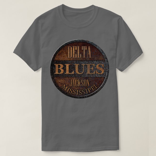 Camiseta Rusty delta blues (Frente do Design)