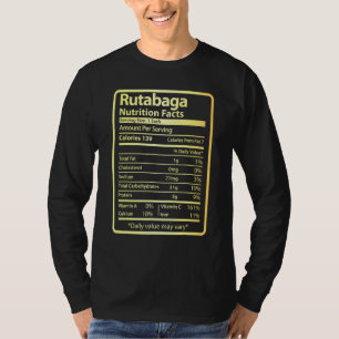Camiseta Rutabaga Nutrição Fala Ação de Graças de Natal Fo