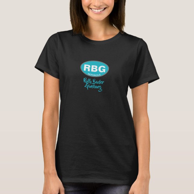 Camiseta Ruth Bader Ginsburg Azul RBG (Frente)