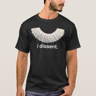 Camiseta Ruth Bader Ginsburg Colarinho de Discussão T Camis