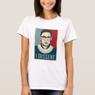 Camiseta Ruth Bader Ginsburg I Discordava Pop-Arte Mulheres