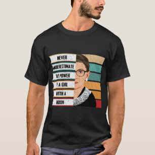 Camiseta Ruth Bader Ginsburg RBG Garota De Cotação Com Mulh