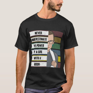 Camiseta Ruth Bader Ginsburg RBG Garota De Cotação Com Mulh