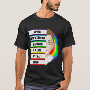 Camiseta Ruth Bader Ginsburg RBG Garota De Cotação Com Mulh
