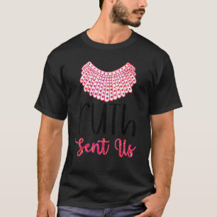 Camiseta Ruth Nos Enviou O Slogan Feminista Minimalista Tre