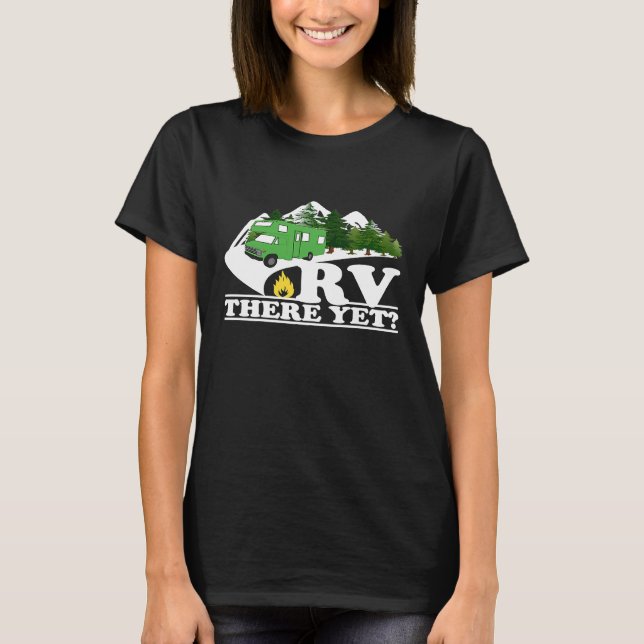 Camiseta Rv Ainda Acampando A Correspondência De Campos De  (Frente)