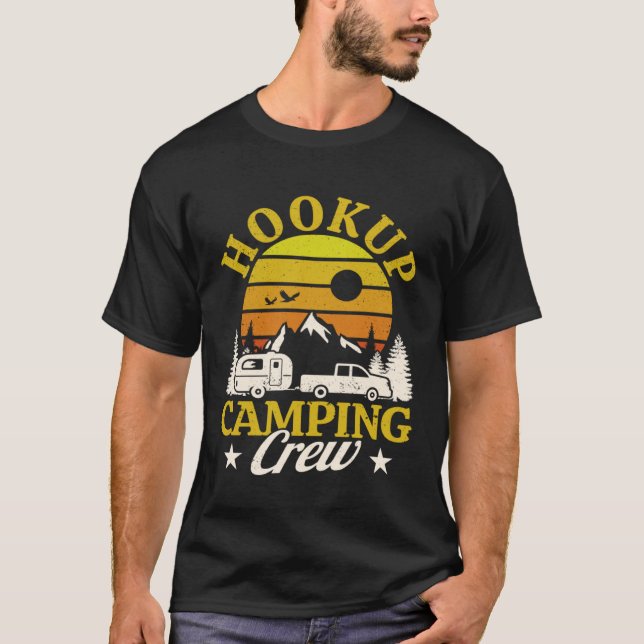 Camiseta RV Camper Hookup Tripulantes Mulheres (Frente)