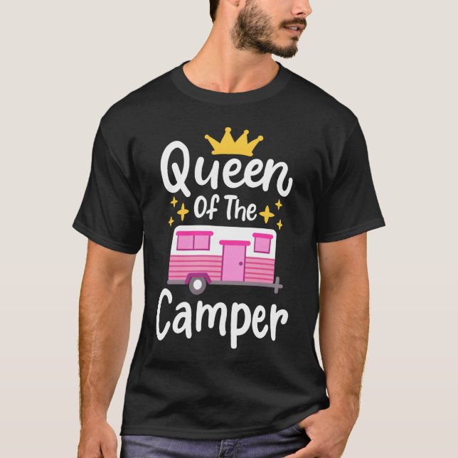 Camiseta RV Camping Camper vintage (Frente)
