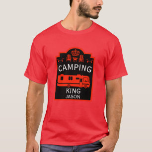 Camiseta RV Camping King EUA