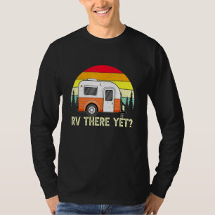 Camiseta RV Lá Ainda Vintage Retro Camping Roadways Campi