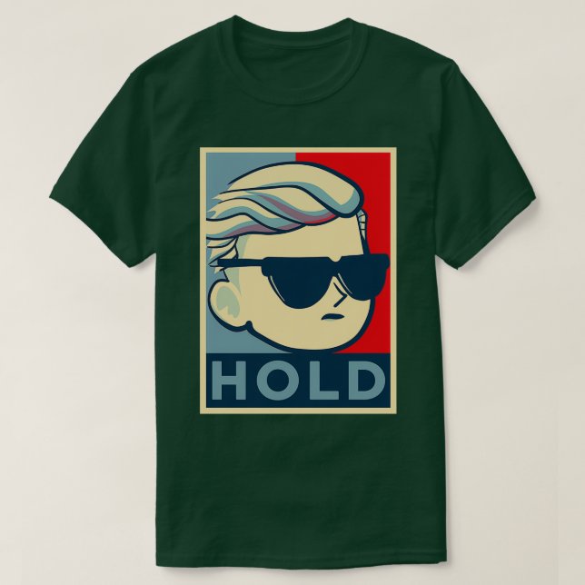 Camiseta rwallstreetbets HOLD (Frente do Design)