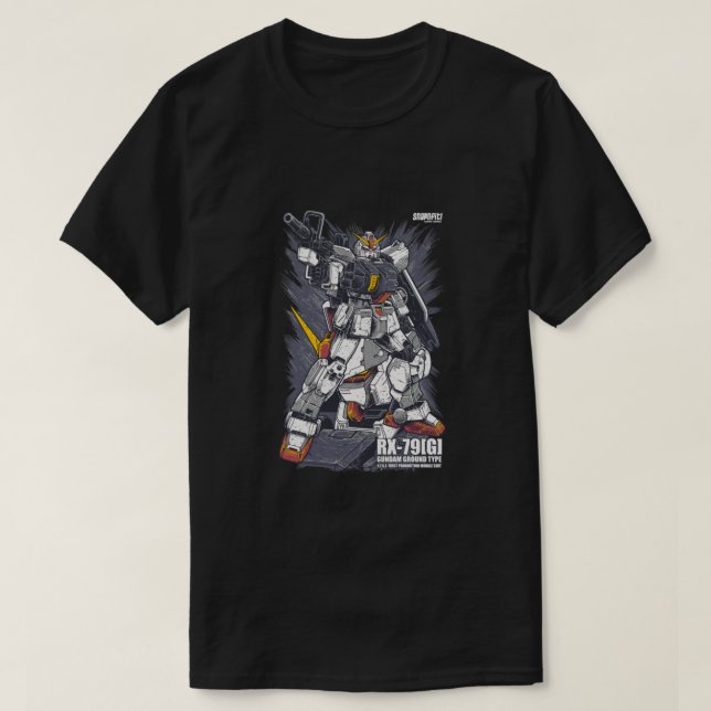 Camiseta RX 79 G Gundam Essential (Frente do Design)