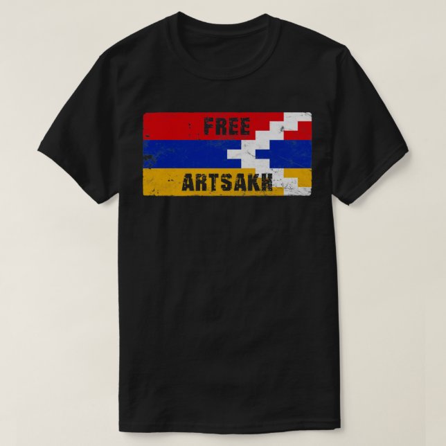 Camiseta RxTp vestido por Artsakh Livre (Frente do Design)