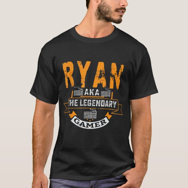 Camiseta Ryan AKA A Lendária Tendência dos Jogos de Computa (Frente)