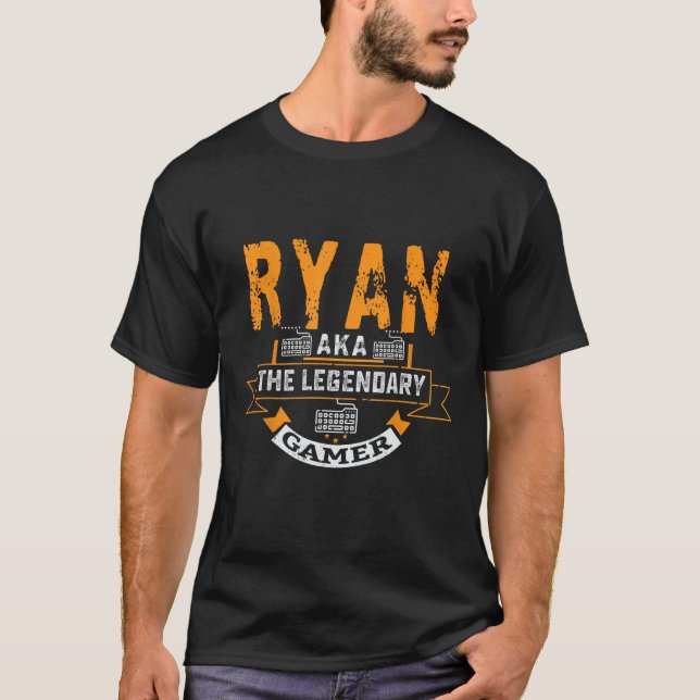Camiseta Ryan AKA A Lendária Tendência dos Jogos de Computa (Frente)