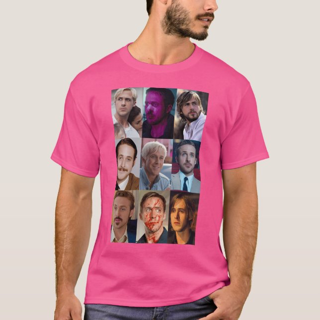 Camiseta Ryan Gosling Collage (Frente)