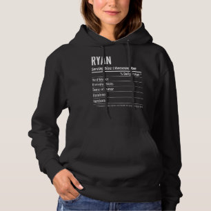 Camiseta Ryan Servindo Tamanho Nutrição Rótulo Calorias