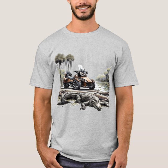 Camiseta Ryders Spyder dos EUA - Swamp & Gator (Frente)