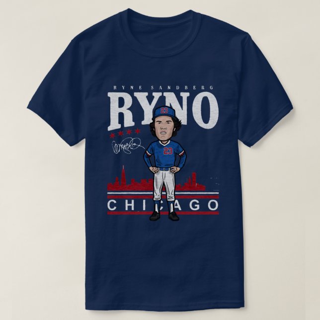 Camiseta Ryne Sandberg Toon (Frente do Design)