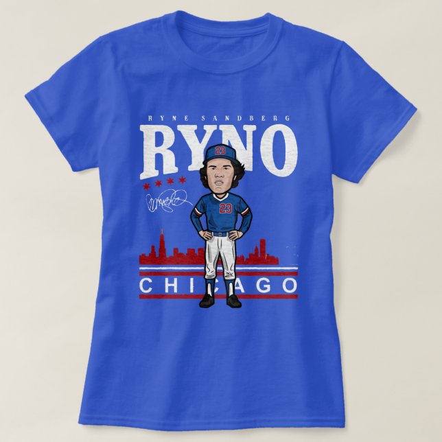 Camiseta Ryne Sandberg Toon (Frente do Design)