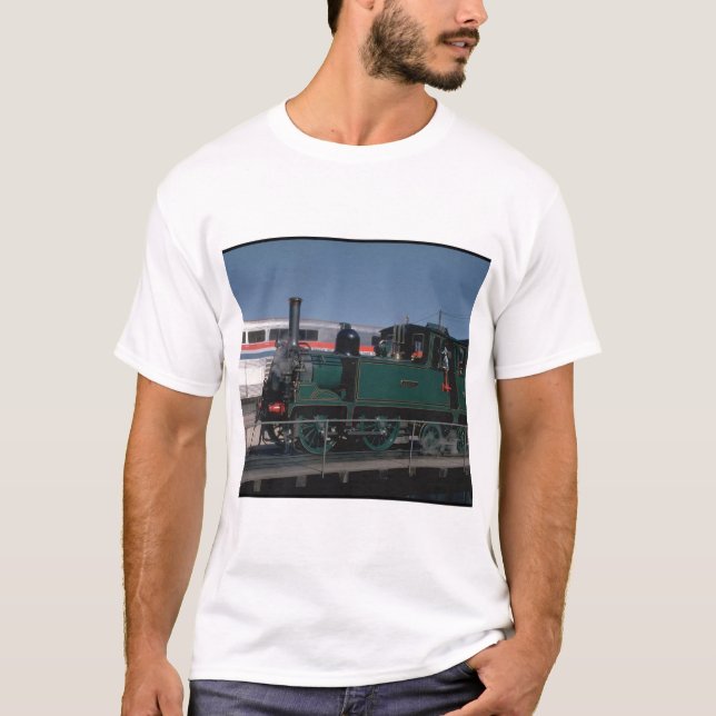Camiseta Rys britânico 0-4-4 T "Dunrobin_Trains do mundo (Frente)