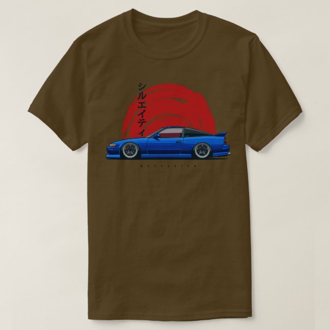 Camiseta S13 Silencioso 180sx 200sx 240sx (Frente do Design)
