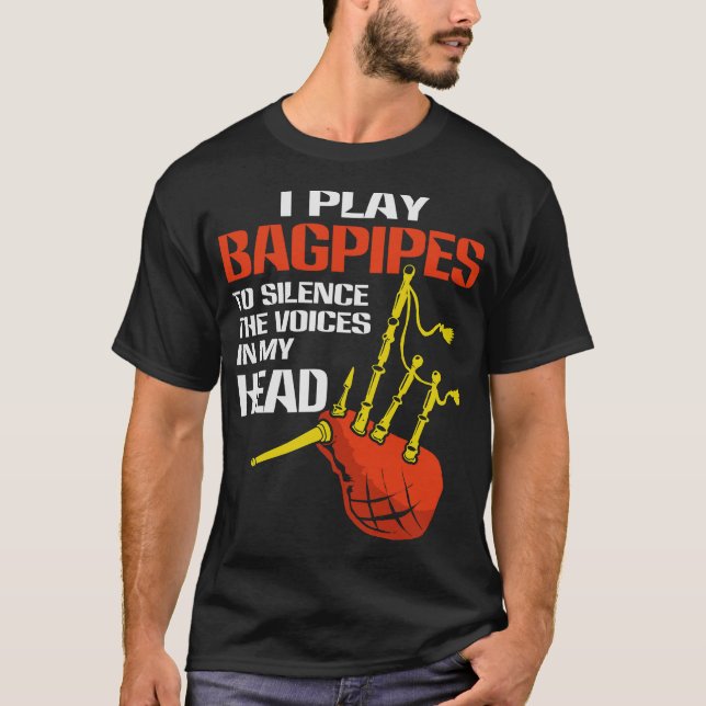 Camiseta S2 Bagpipe Bagpiper (76) (Frente)