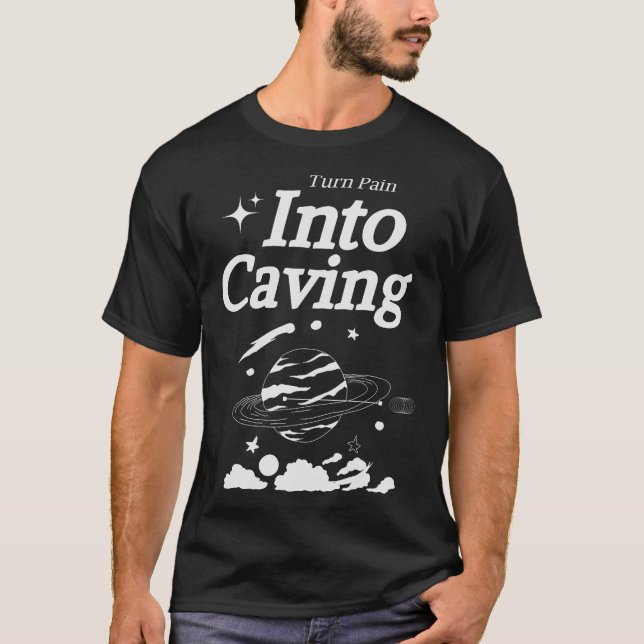 Camiseta S2 Espeleologia Do Espelhamento Do Espelho De Cave (Frente)