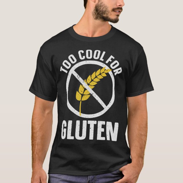 Camiseta S2 Gluten Free Celiac Gluten Intolerance (123) (Frente)