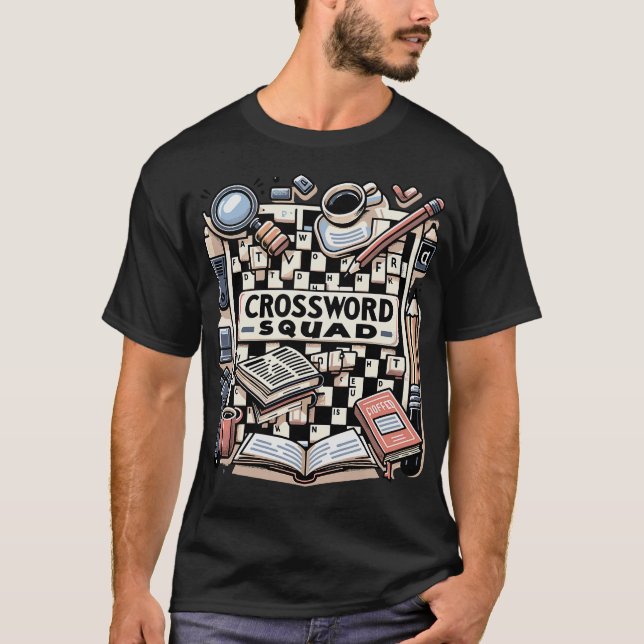 Camiseta S2 Quebra-cabeça de Palavras Cruzadas (85) (Frente)