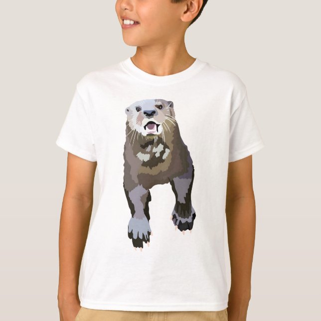 Camiseta S é para a lontra pontiaguda (Frente)