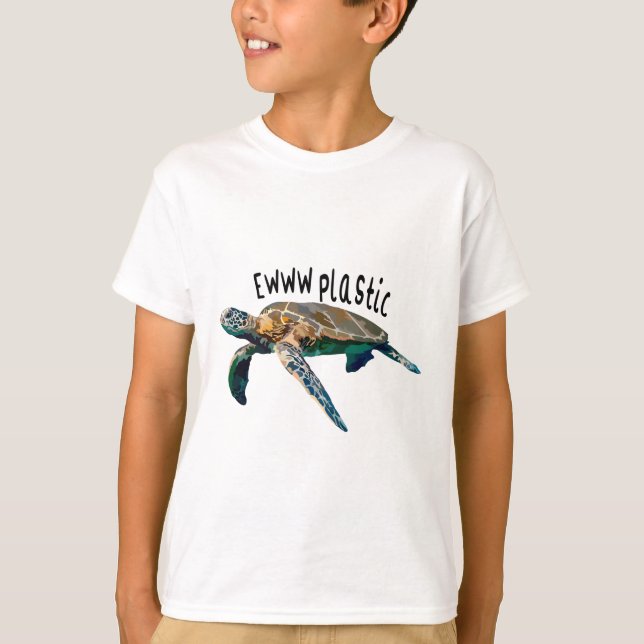 Camiseta S é para a Tartaruga do Mar (Frente)