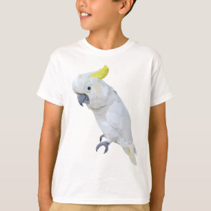 Camiseta S é para Cockatoo Penteado Sulfur