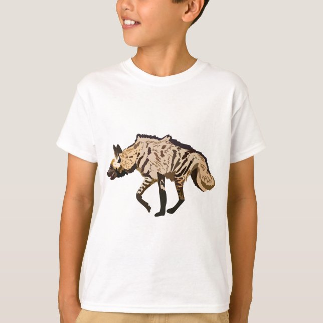 Camiseta S é para Hyena Striped (Frente)