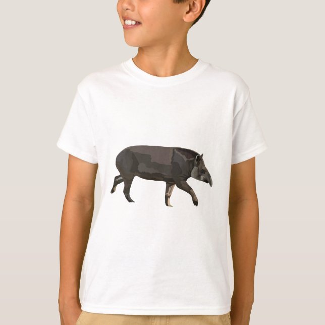 Camiseta S é para o sul-americano Tapir (Frente)
