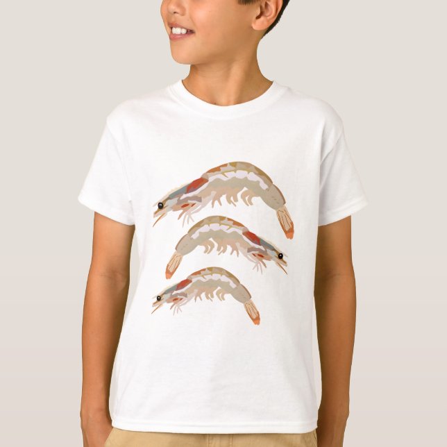 Camiseta S é para Shrimp (Frente)