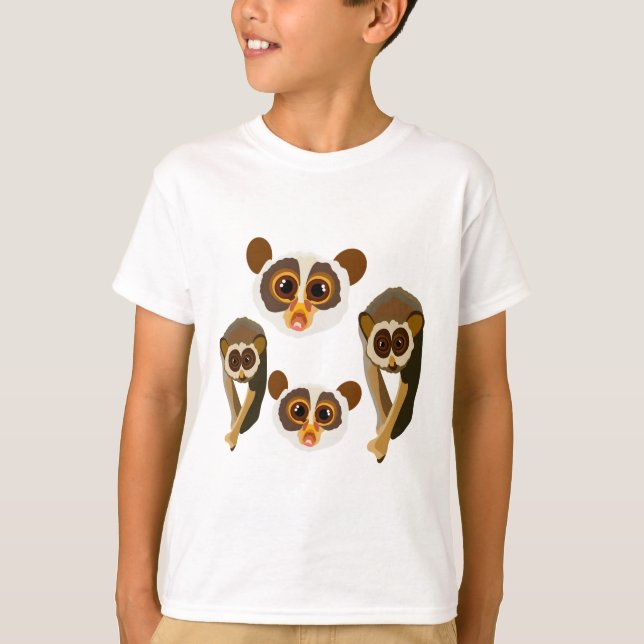 Camiseta S é para Slender Loris (Frente)
