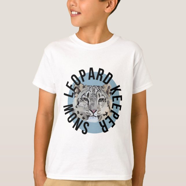 Camiseta S é para Snow Lepard (Frente)
