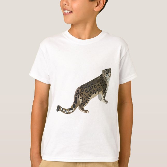 Camiseta S é para Snow Lepard (Frente)